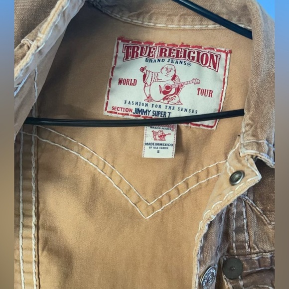 True religion trucker jimmy big T brown jacket - Picture 2 of 3